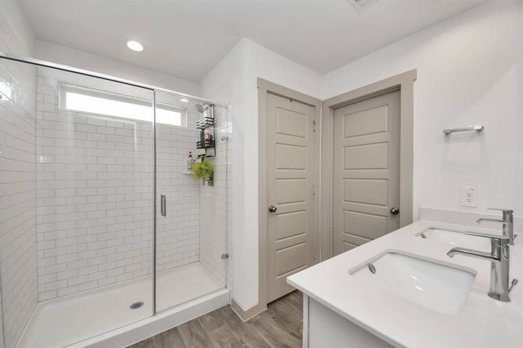 Oversized shower