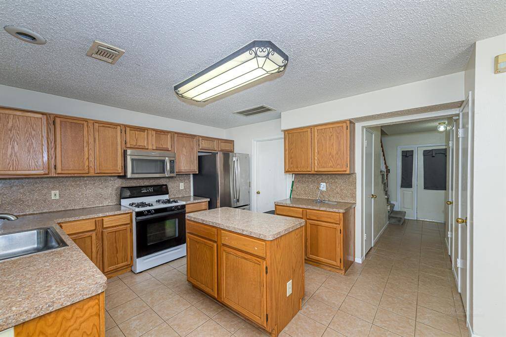 Open island kitchen