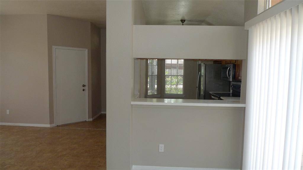 Breakfast Bar looking into the kitchen