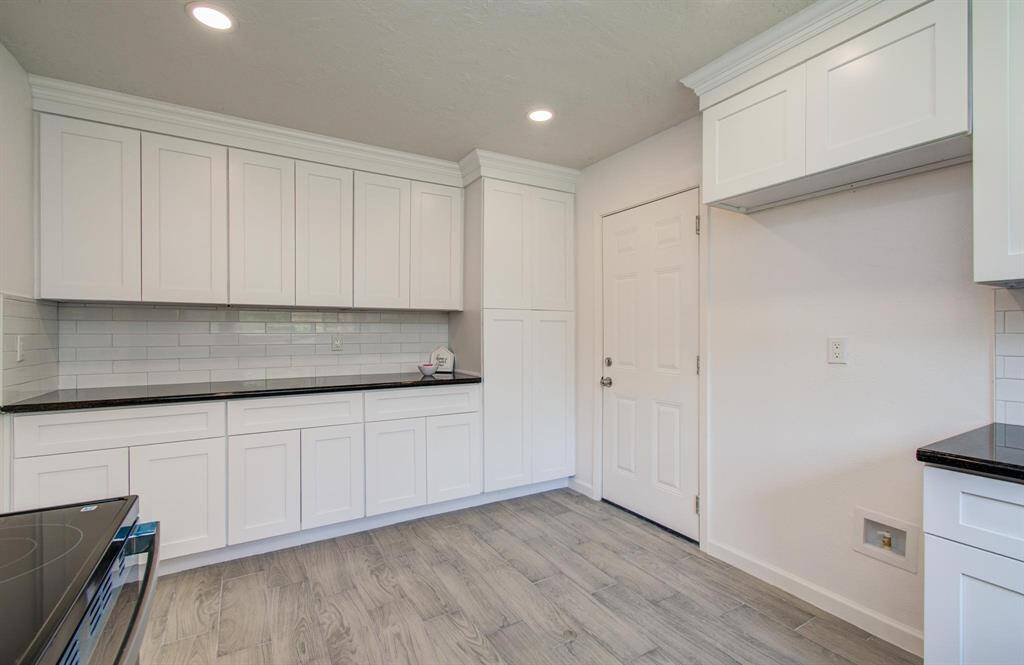 New pantry and self closing door to the garage for your safety