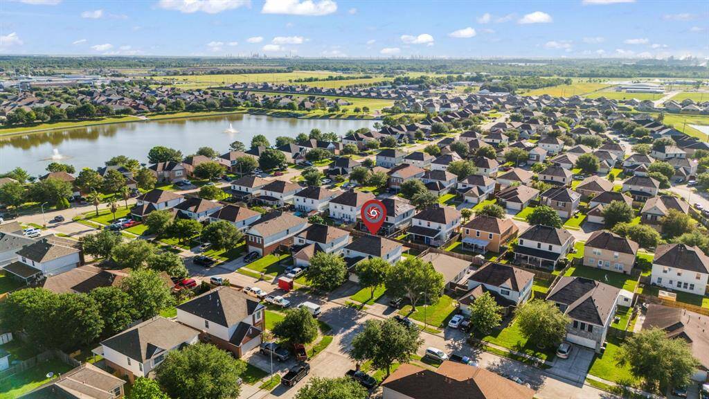 An aerial view of this beautiful community