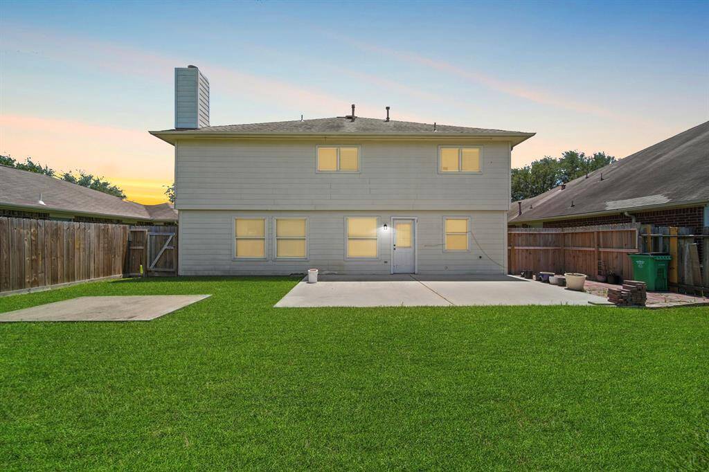 Expansive patio deck where you can host a family barbecue.
