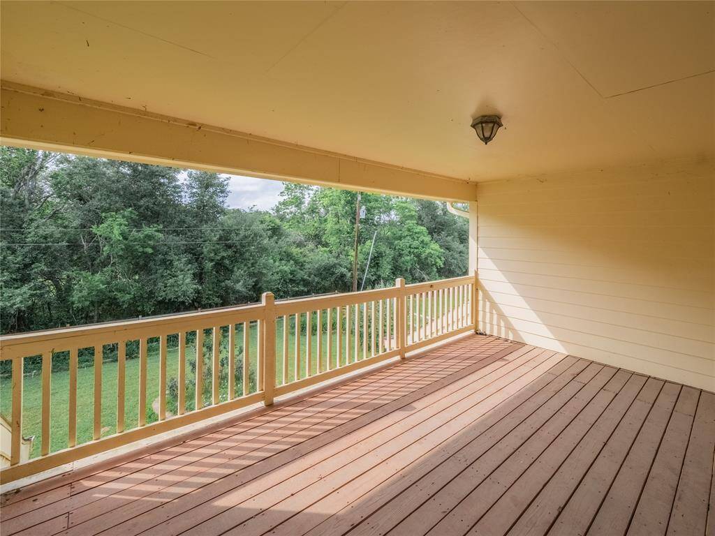 Balcony out the third bedroom.