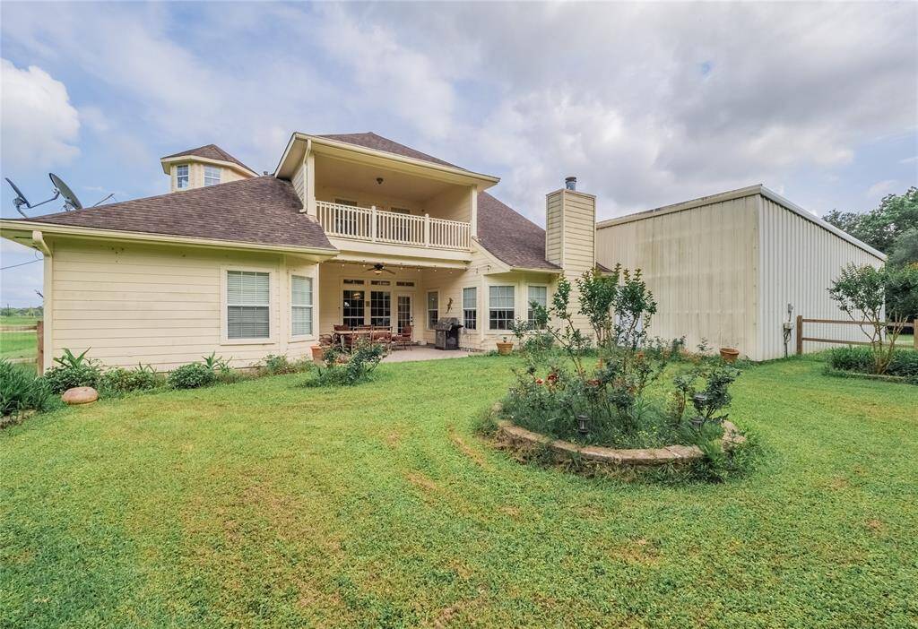 Fenced in backyard with plenty of room for a pool.
