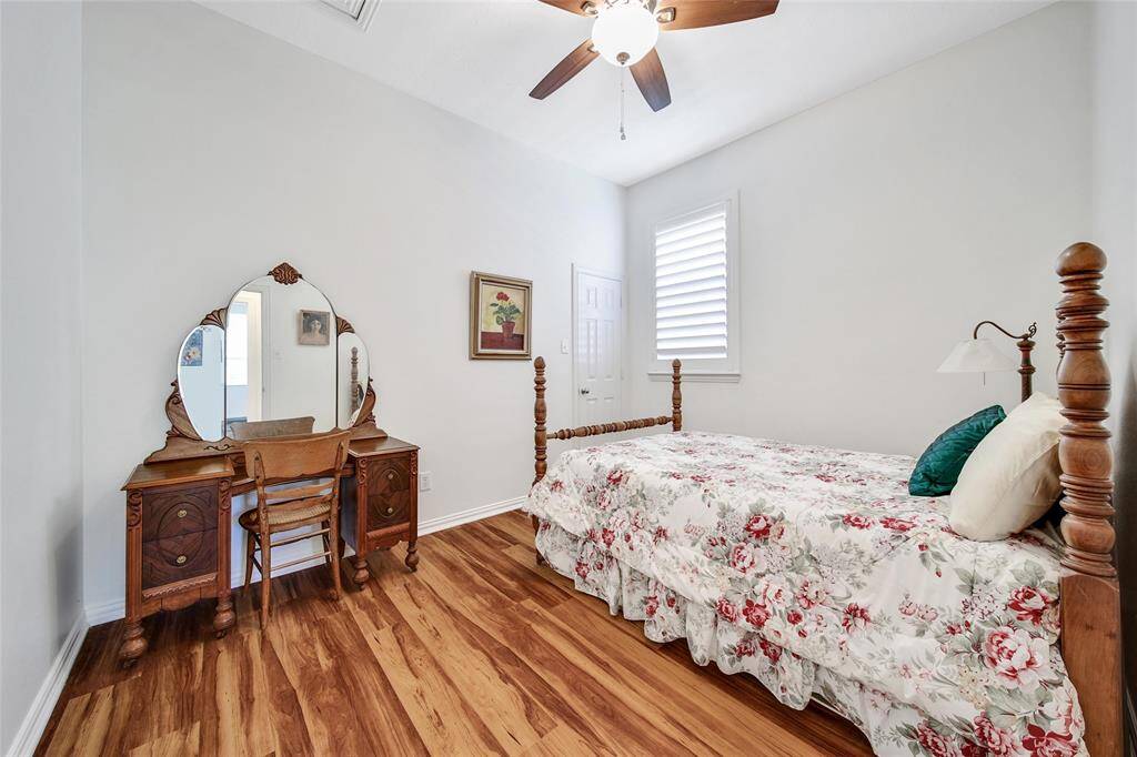 Generously sized secondary bedrooms with closet space