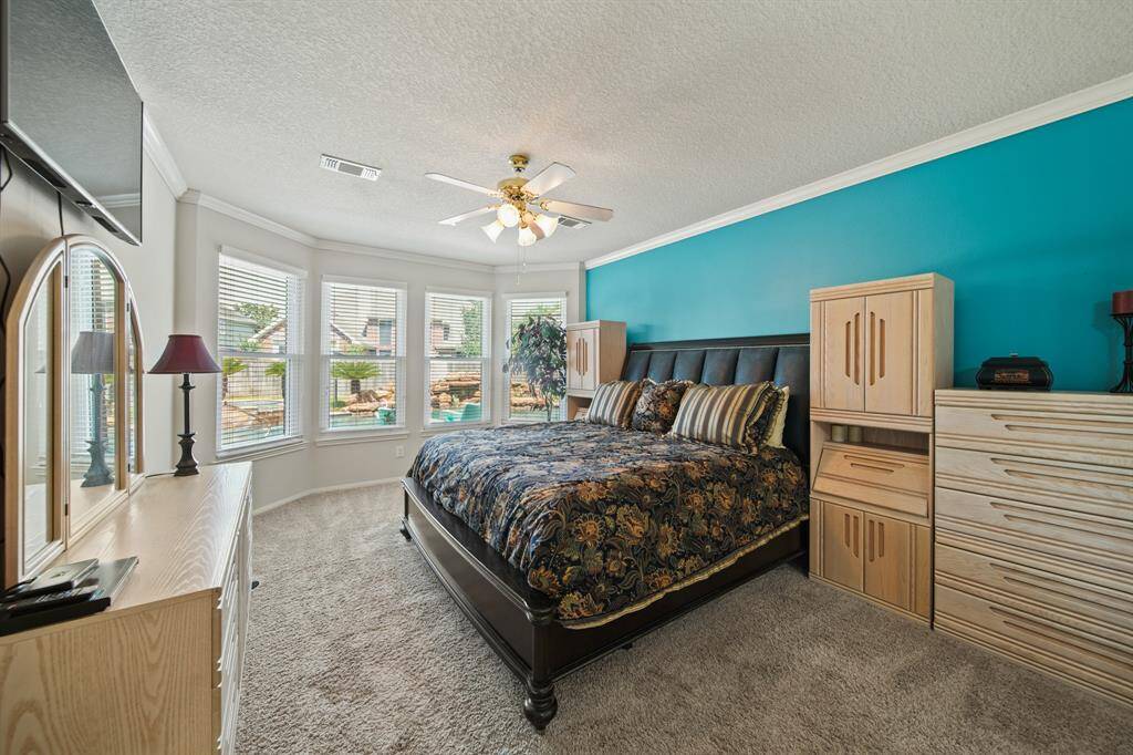 Primary bedroom with ensuite bathroom.