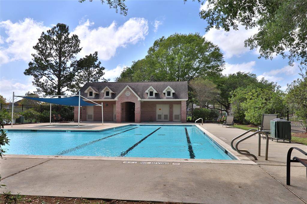 Enjoy a refreshing swim in the community's inviting pool