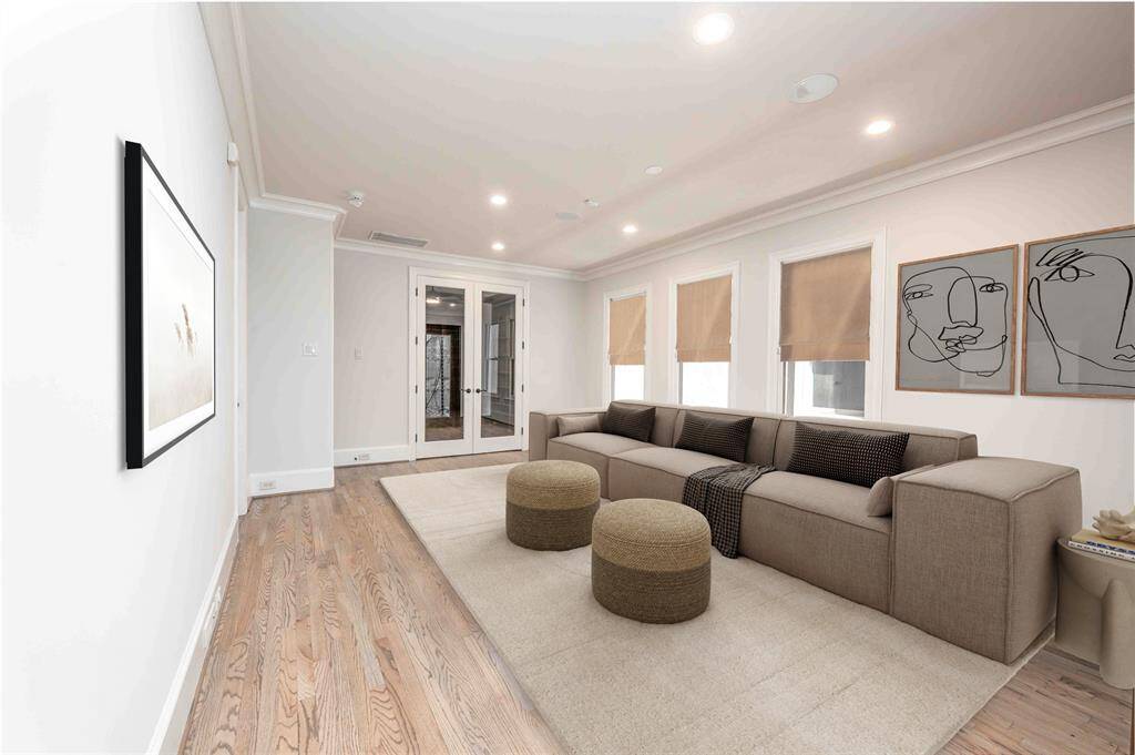 First Floor Flex Room - Perfect Game Room, Media Room Or Family Room! (Virturally Staged)