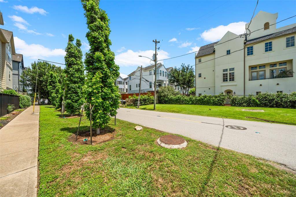 If you would like a more private patio, you could drive through Rice Miliary and you will see many patio spaces that have been given privacy with the addition oif shurbs and bushes such as the great fragrance of Jasmine.