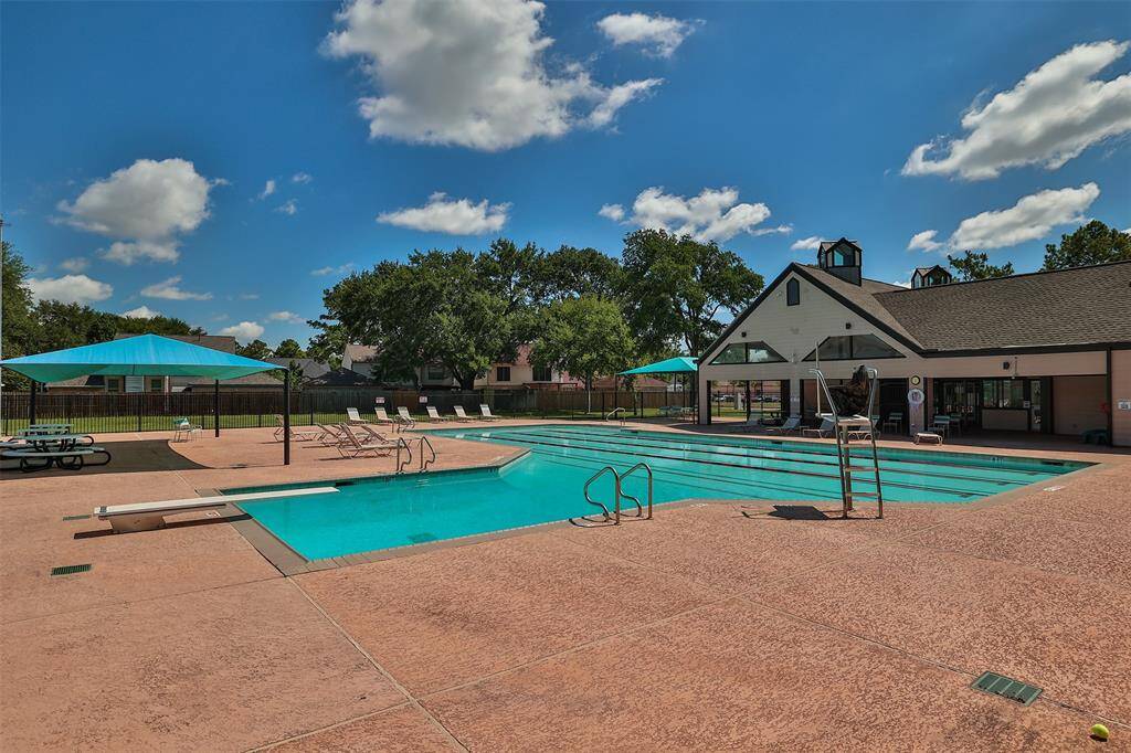 The Winchester Country community pool offers a refreshing retreat for residents, featuring a spacious swimming area complemented by shaded seating and lounge spaces. Whether you're swimming laps, relaxing poolside, or enjoying a sunny day with family and friends, this well-maintained facility provides a perfect setting for leisure and recreation. Please note that the pool is open only when lifeguards are on duty.