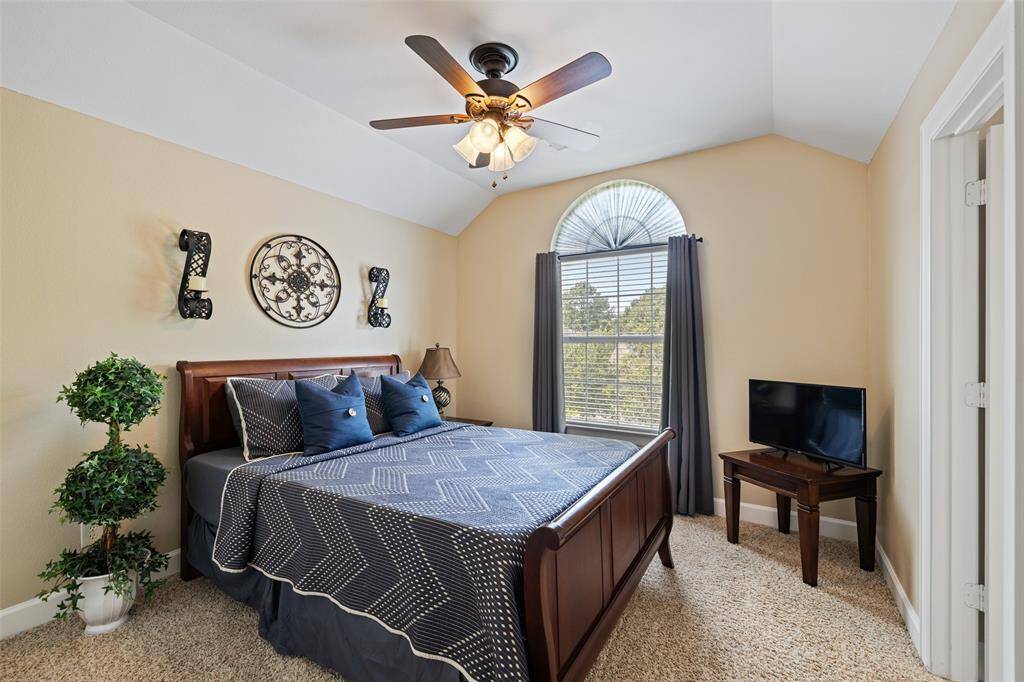 Bedroom #2 has an en suite bathroom that is also shared with the game room.