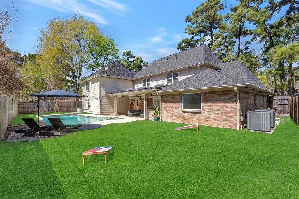 Artificial turf means no mud, always ready for kids and pets to play