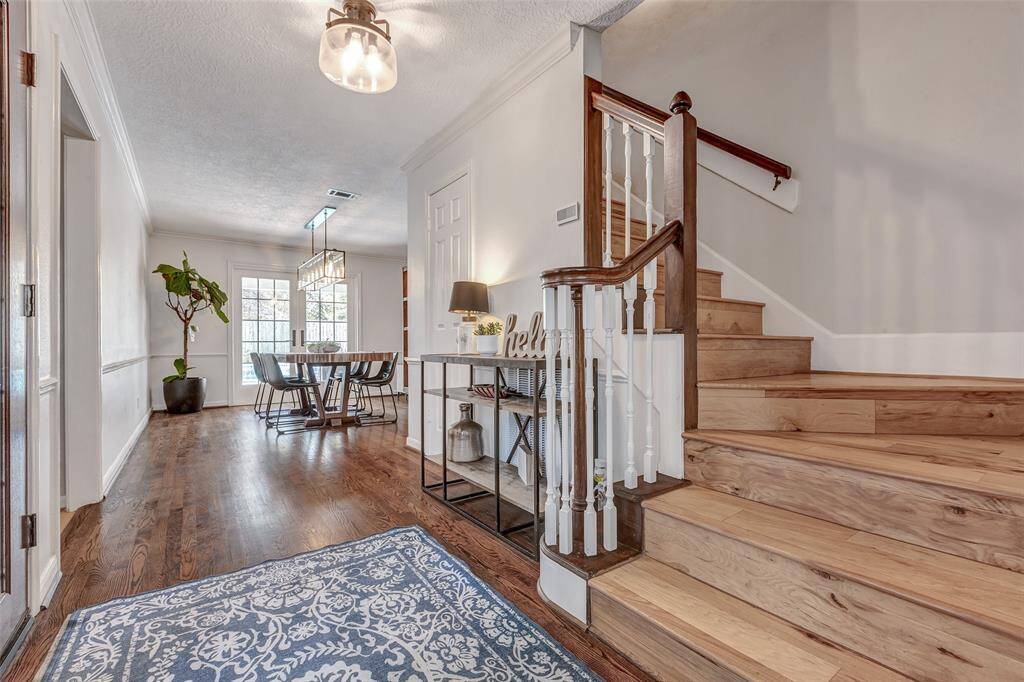 DIning Room with French Doors to covered patio