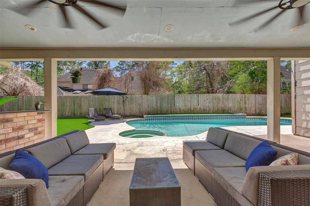 Covered patio