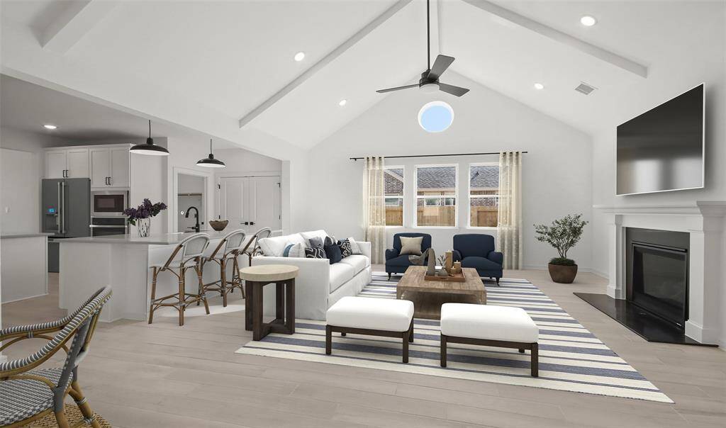 Impressive great room with high vaulted ceilings (*Photo not of actual home and used for illustration purposes only.)