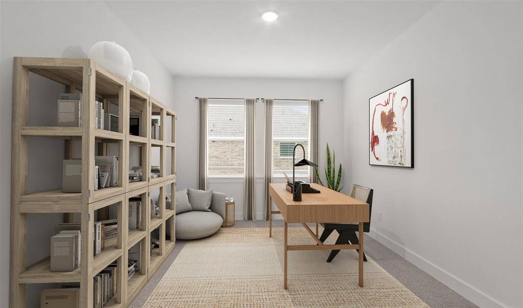 Convenient home office (*Photo not of actual home and used for illustration purposes only.)