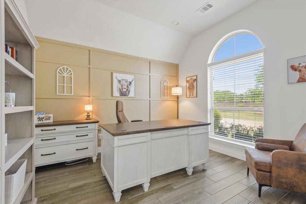 Bright and spacious front office with large window views.