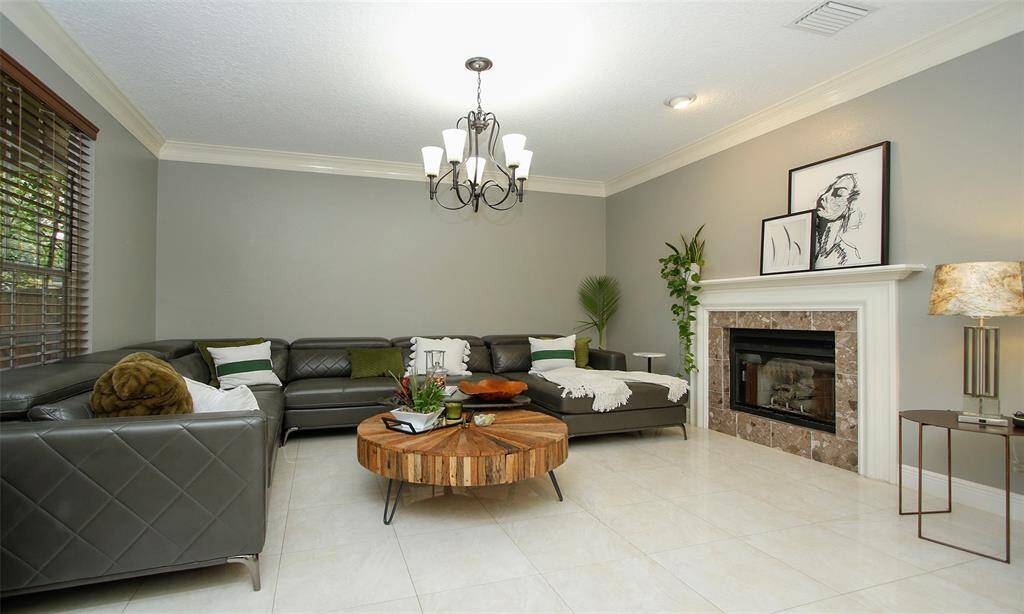 Front room is formal dining or den
