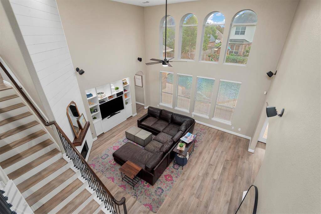 A birds eye view of this great living space.