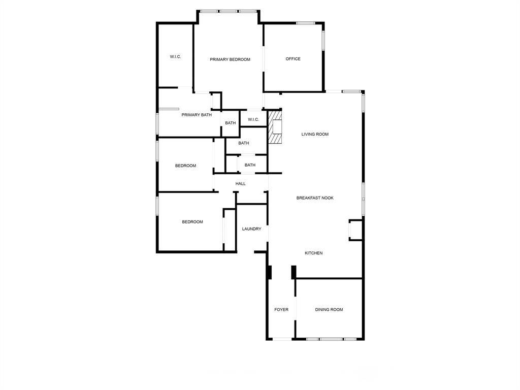The floor plan is well-designed with an open-concept kitchen, a spacious primary suite, and a split floor plan.