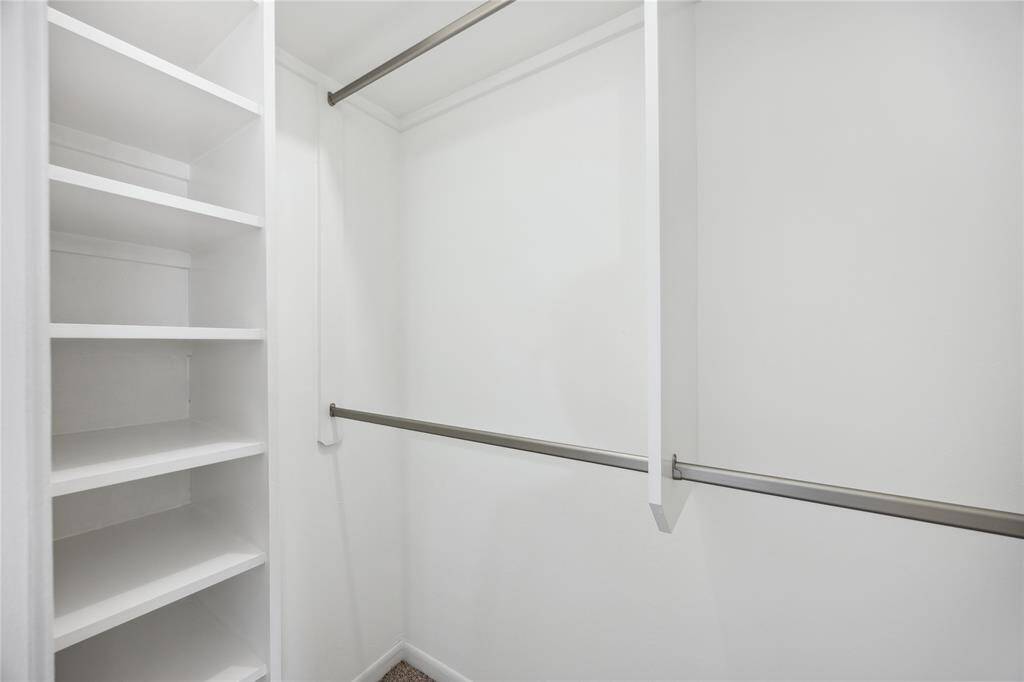 Spacious closet offering ample storage and organization potential
