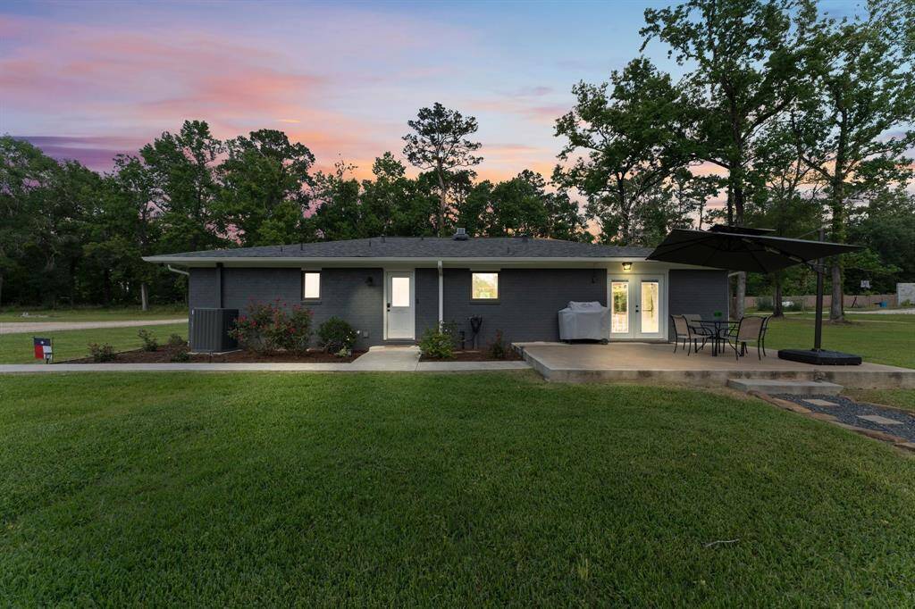 Enjoy country living with close proximity to Conroe and The Woodlands, with shopping, dining and entertainment.