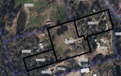 Parcel lot pictured here