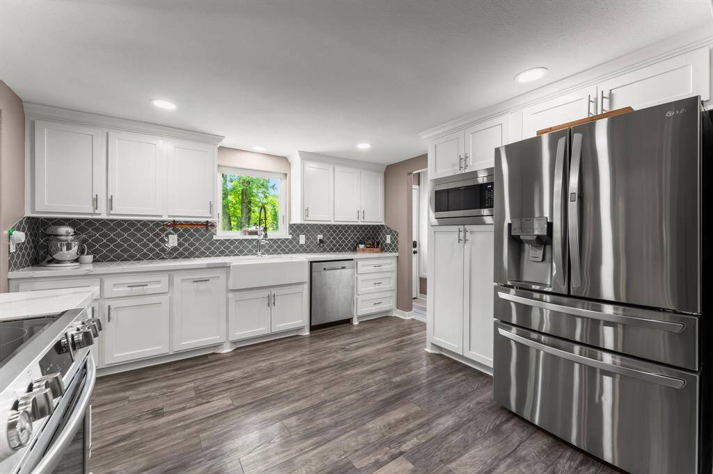 Plenty of cabinet storage and updated fixtures and hardware!