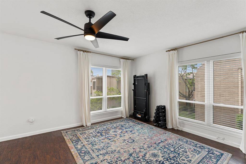 This space is great for a home office, den, playroom, or exercise area, and it could even be converted into a third bedroom.