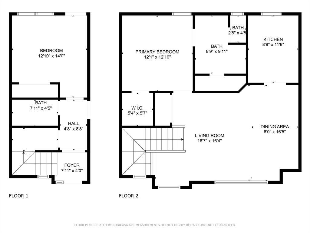 Right door leads into a nice size 2 car garage. 2nd bedroom door leads into the backyard space.