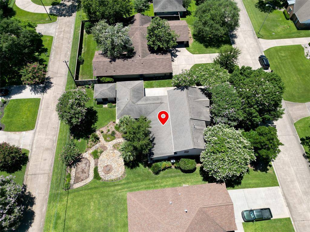 Good-sized lot with backyard that serves as a peaceful retreat