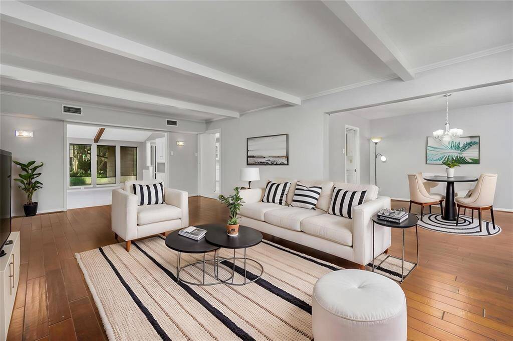 *Virtually Staged* Living room standing near front door.