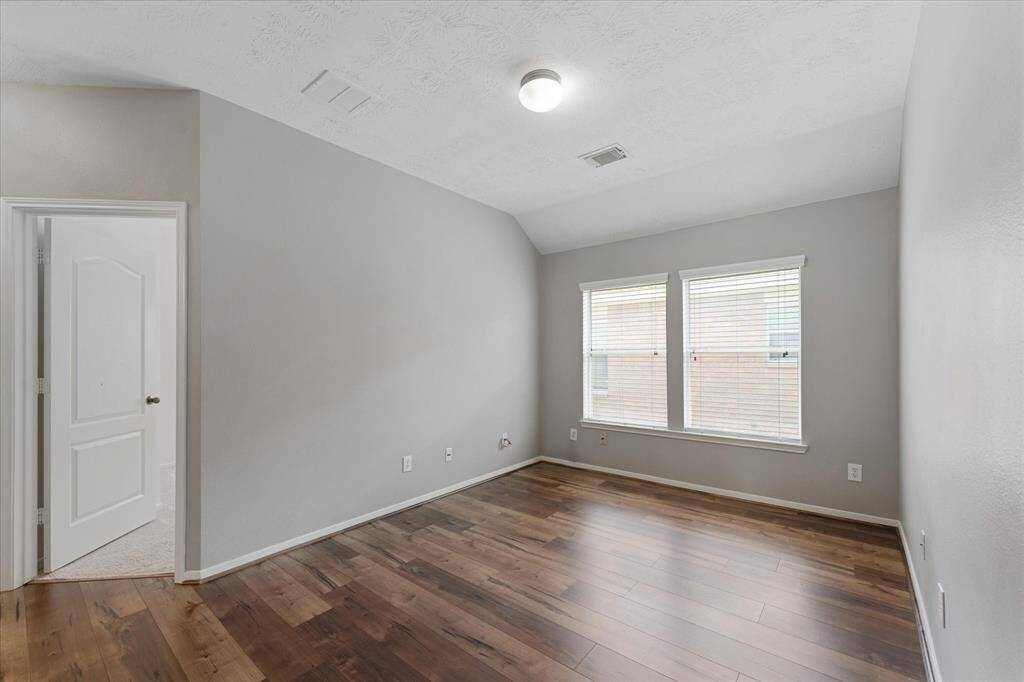 Flex space is located between bedroom 2 & 3.