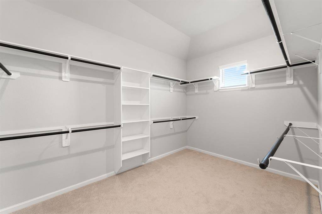 Large primary closet