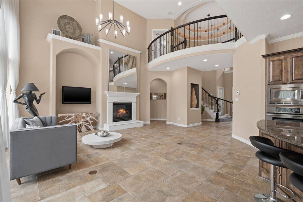 Open floor plan is perfect for entertainment