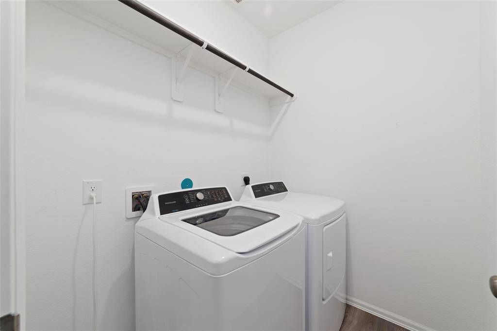 Utility room - washer and dryer ready for you.