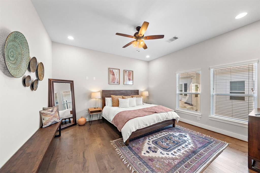 Large primary suite.