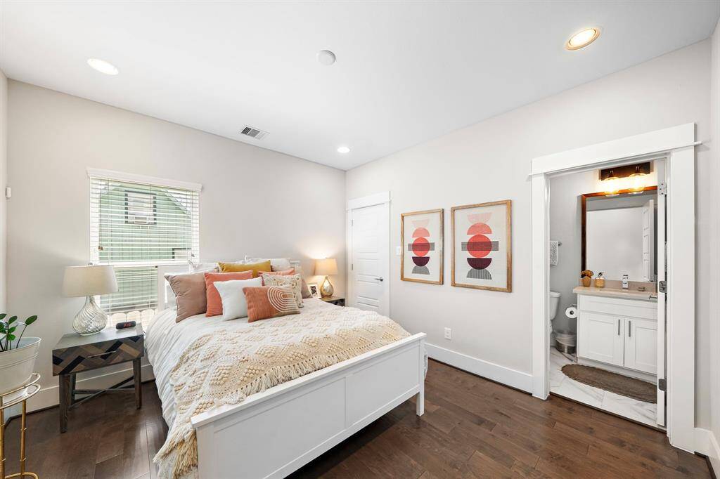 Generously sized guest suite on first floor.