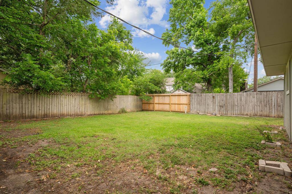 Spacious Backyard