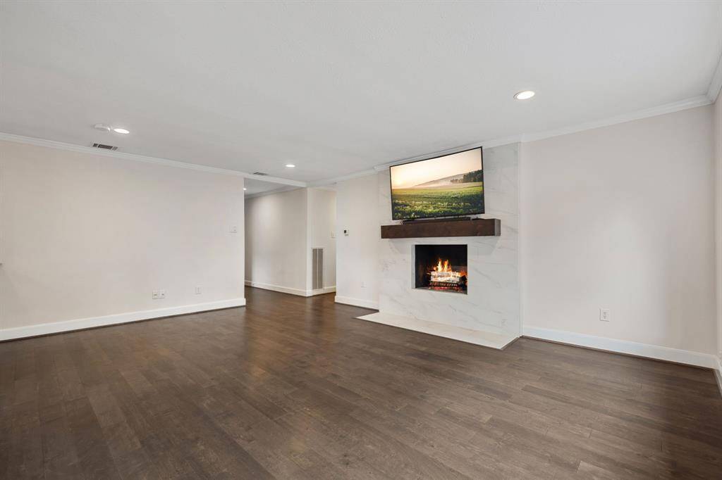 Updated Wood Burning Fireplace