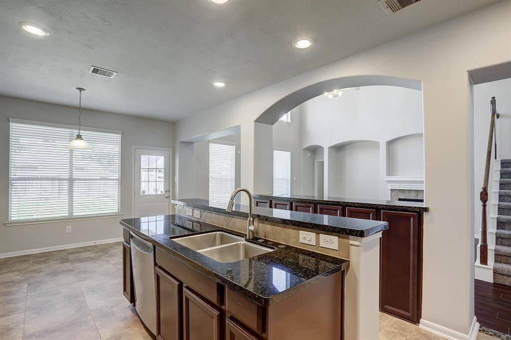 Kitchen Open to Living and Breakfast