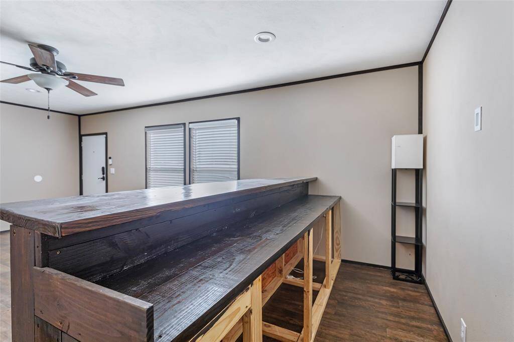 Built in bar, living area #1