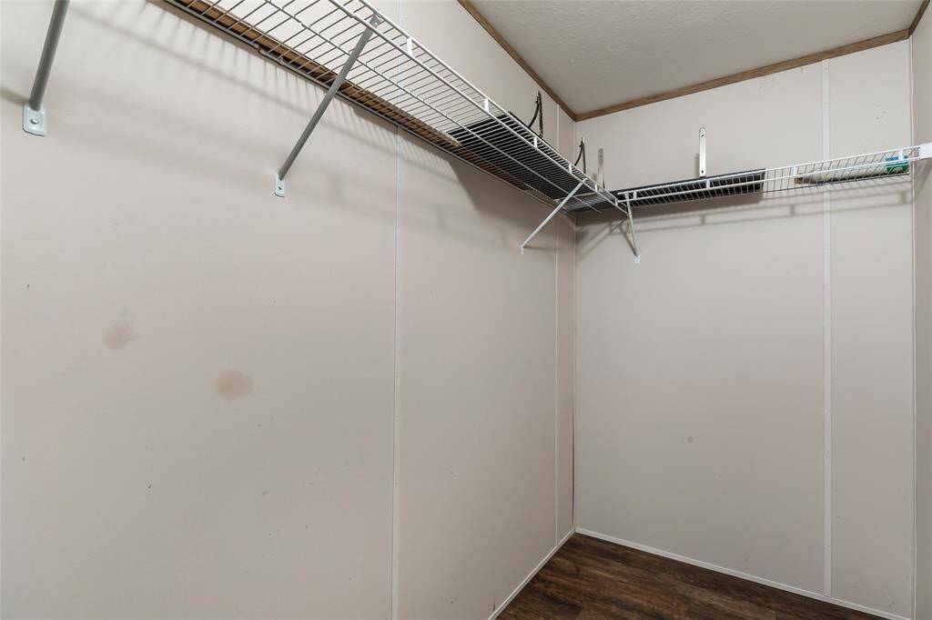 Primary closet