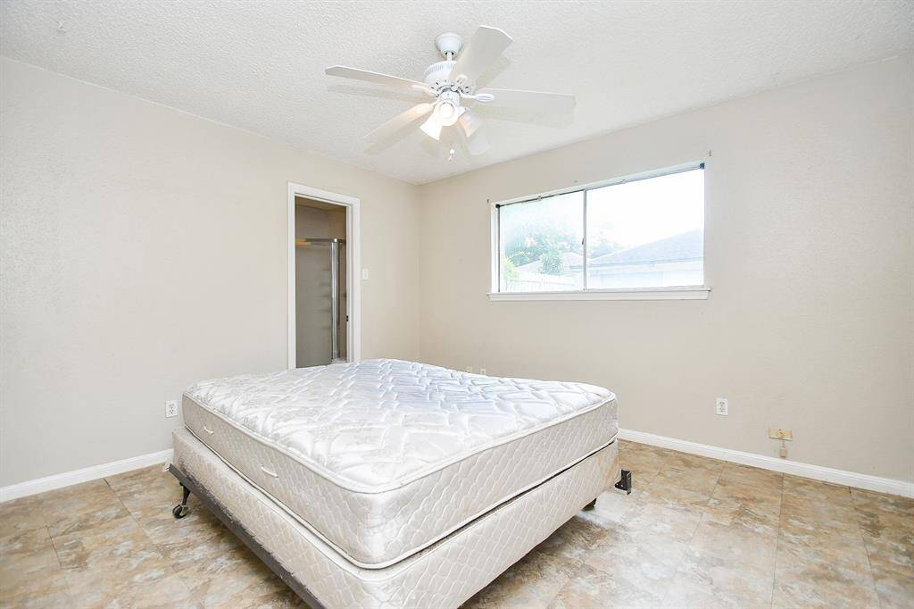 Master bedroom with ensuite bath