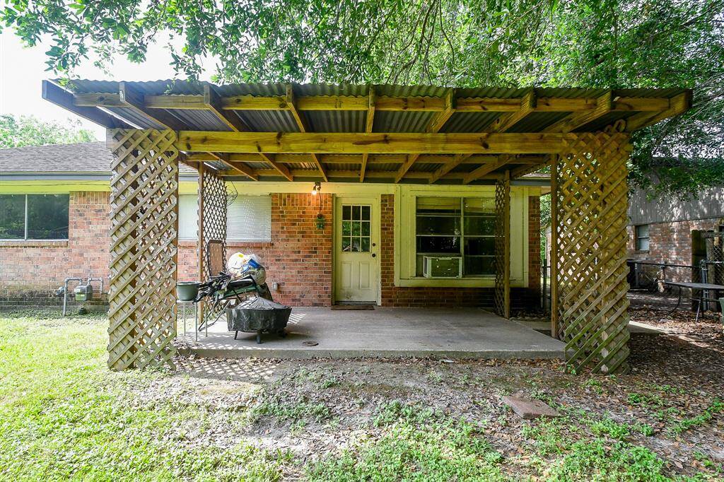 Covered patio