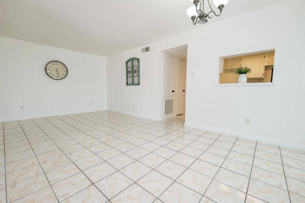 Another view of the spacious living and dining area!