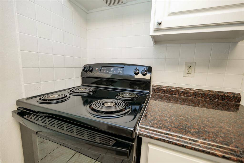 Electric stove included!