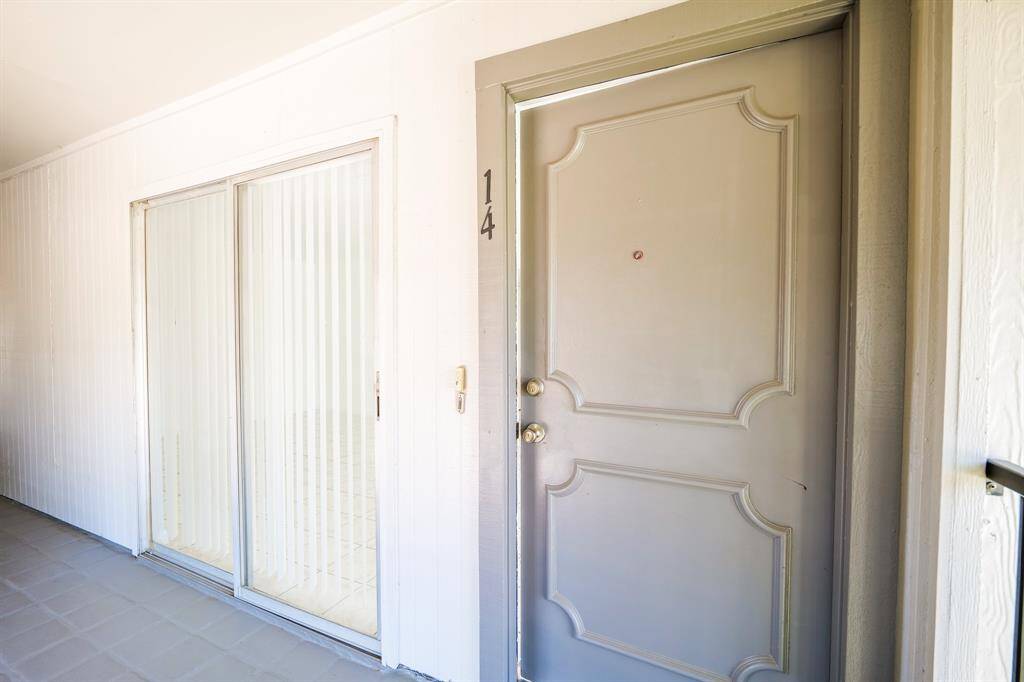 Large sliding glass door simplifies furniture access!