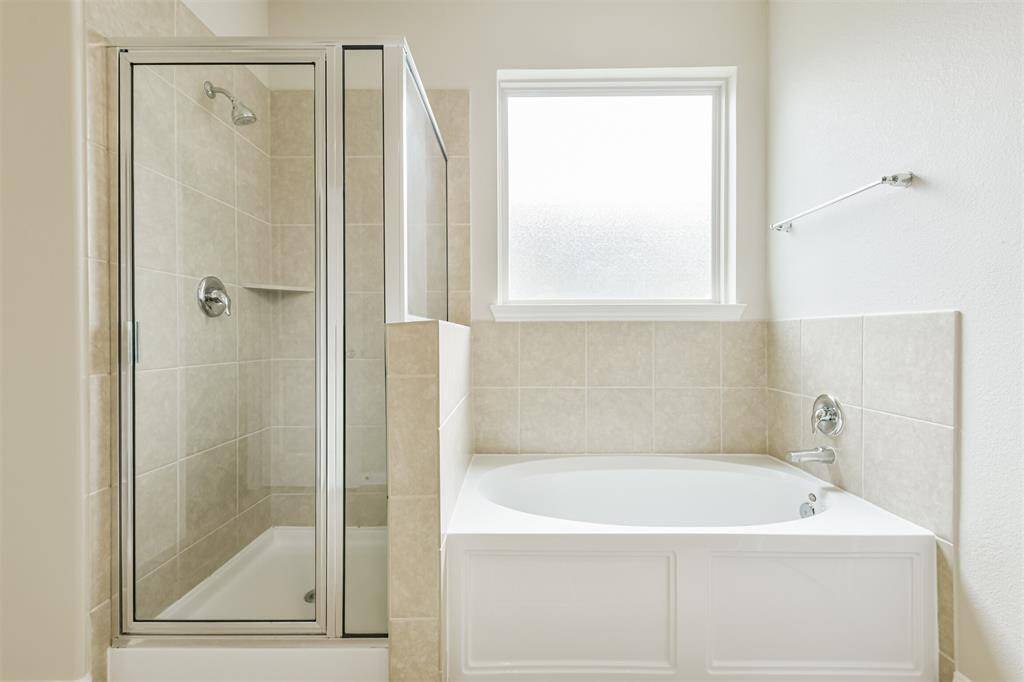 Another View of the Soaking Tub and Separate Shower! Everything in This Home is Clean, Neat and Tidy!