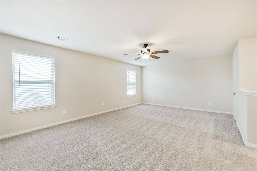 This Upstairs Game Room is So Spacious with Fresh New Carpet Last Week! Once Again - Move-In Ready!